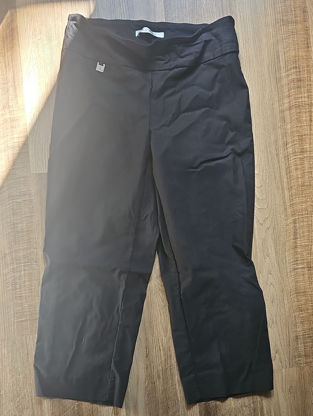 Ladie's Black Stretch Capri Work Pants